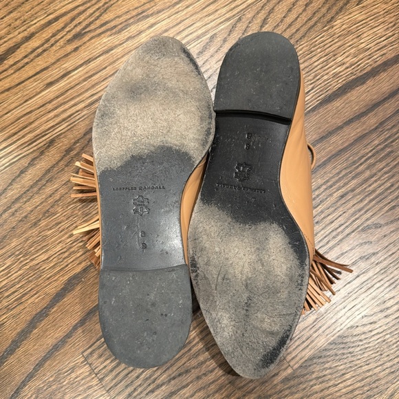 Loeffler Randall leather loafers with removable tassels 8 - Picture 4 of 4